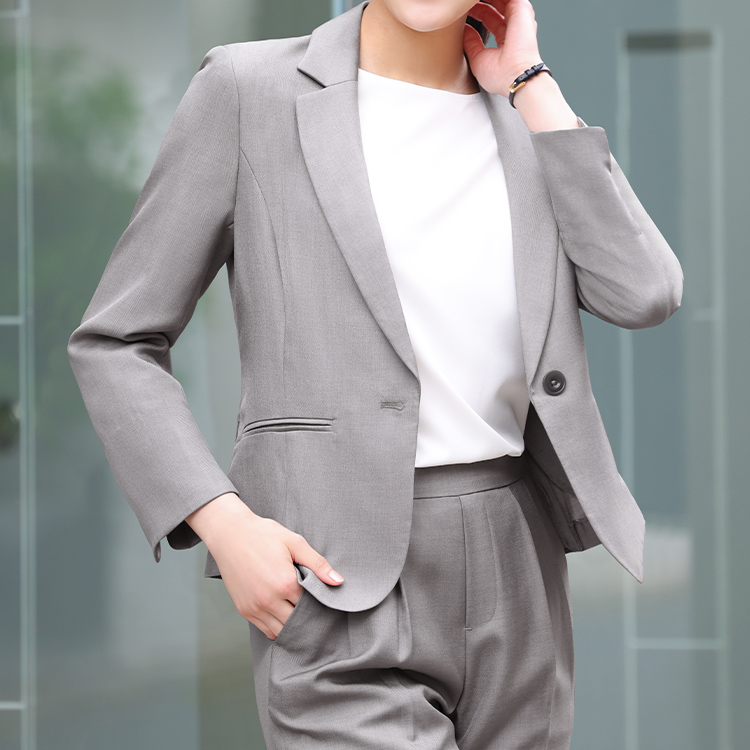 新品未使用　11号　グレージュ　テーラードジャケット セール】 【キングサイズ・ストレッチ】メランジモールスキン