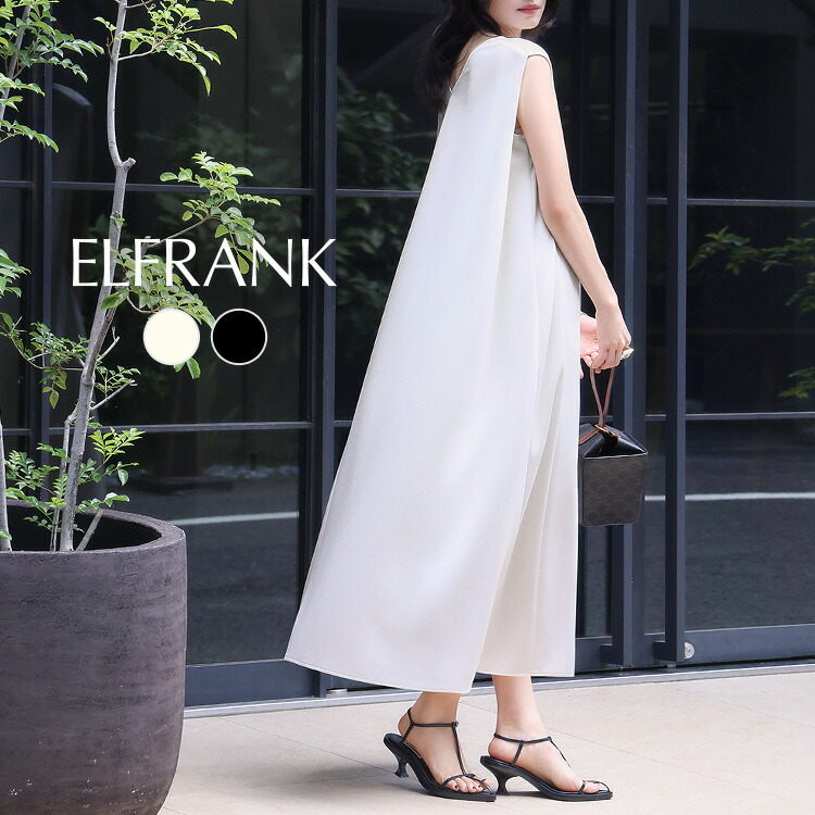 【1000円OFF】ワンピース ロング きれいめ レディース カジュアル お出かけ 膝下 着痩せ ゆったり おしゃれ 大きいサイズ かわいい シンプル 可愛い 大人 体型カバー ノースリーブ 袖なし フレア Aライン クルーネック 丸首 マント風 ダンボール生地