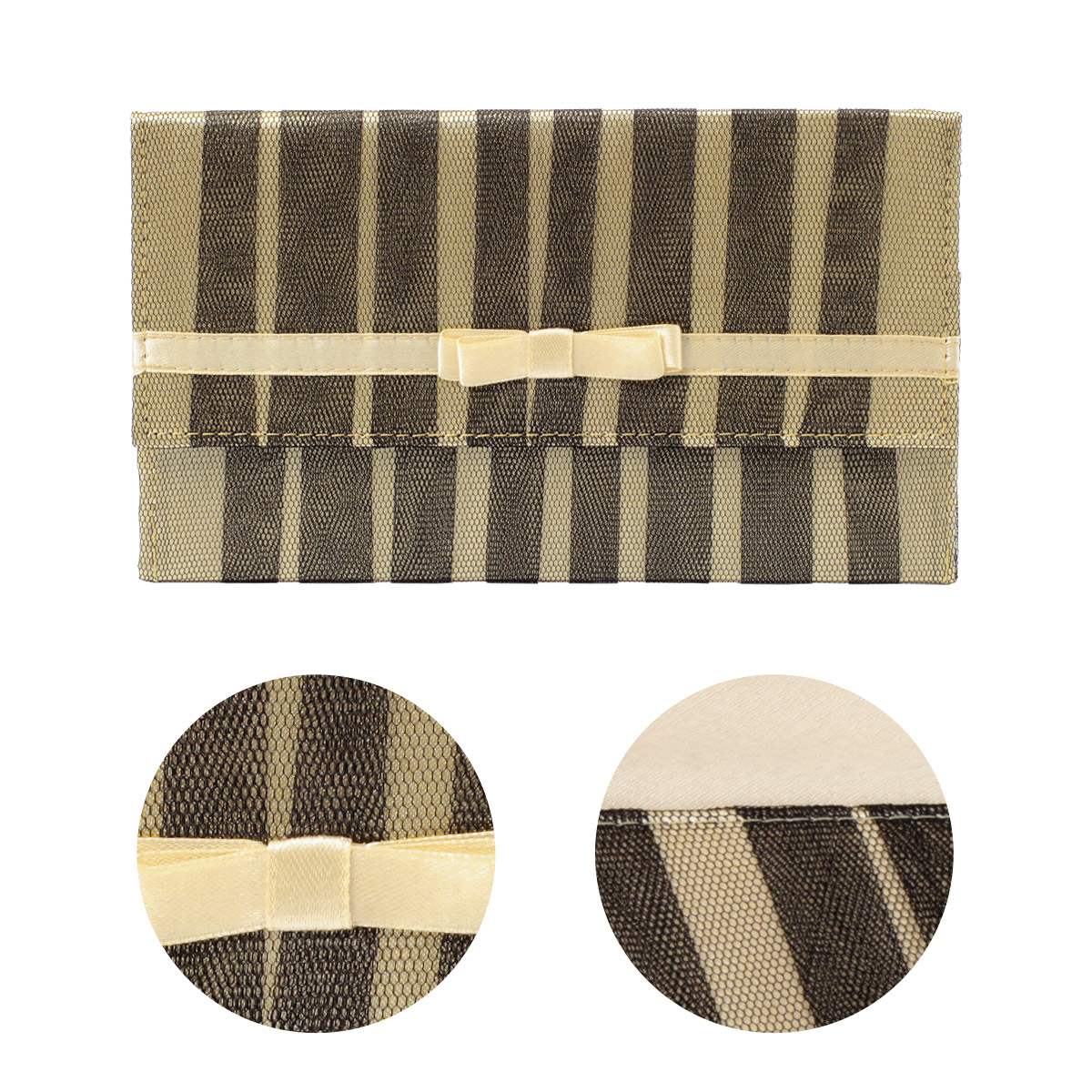 楽天市場 メール便送料無料 袱紗 ふくさ 冠婚葬祭 慶弔両用 ボーダー チュール おしゃれ かわいい 結婚式 お呼ばれ パーティー 祝儀袋 ブラックフォーマル 慶弔用 お香典 葬儀 法要 弔事 慶事 香典袋 仏具 お葬式 お墓参り お盆 お彼岸 大きめ ゴールド 春 夏 秋 冬