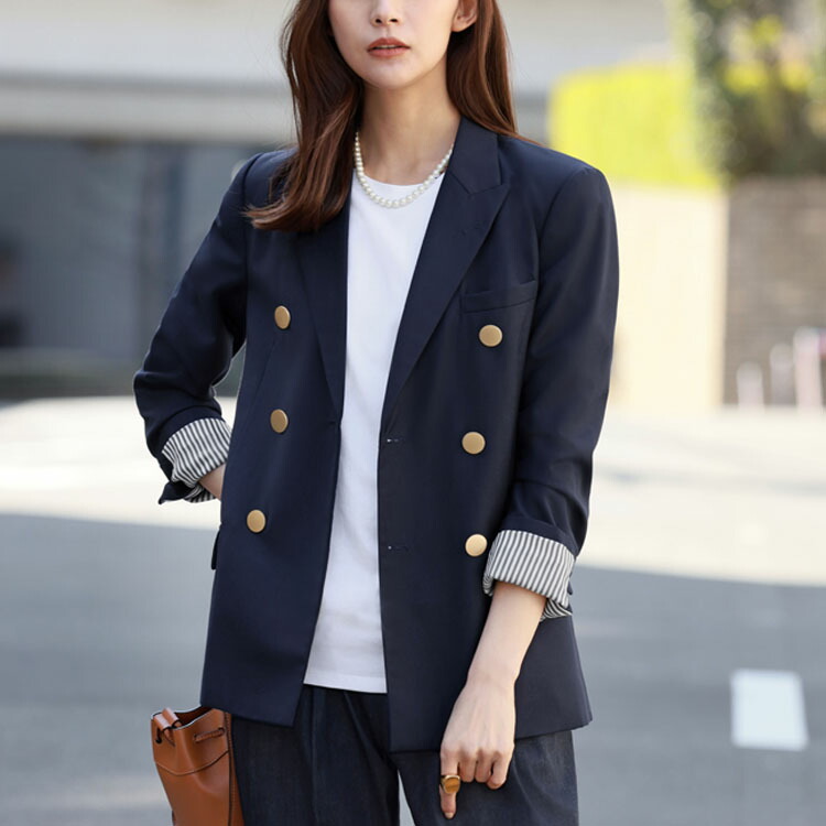 楽天市場】【SALE／60%OFF】ダブル前紺ブレ Mila Owen ミラオーウェン