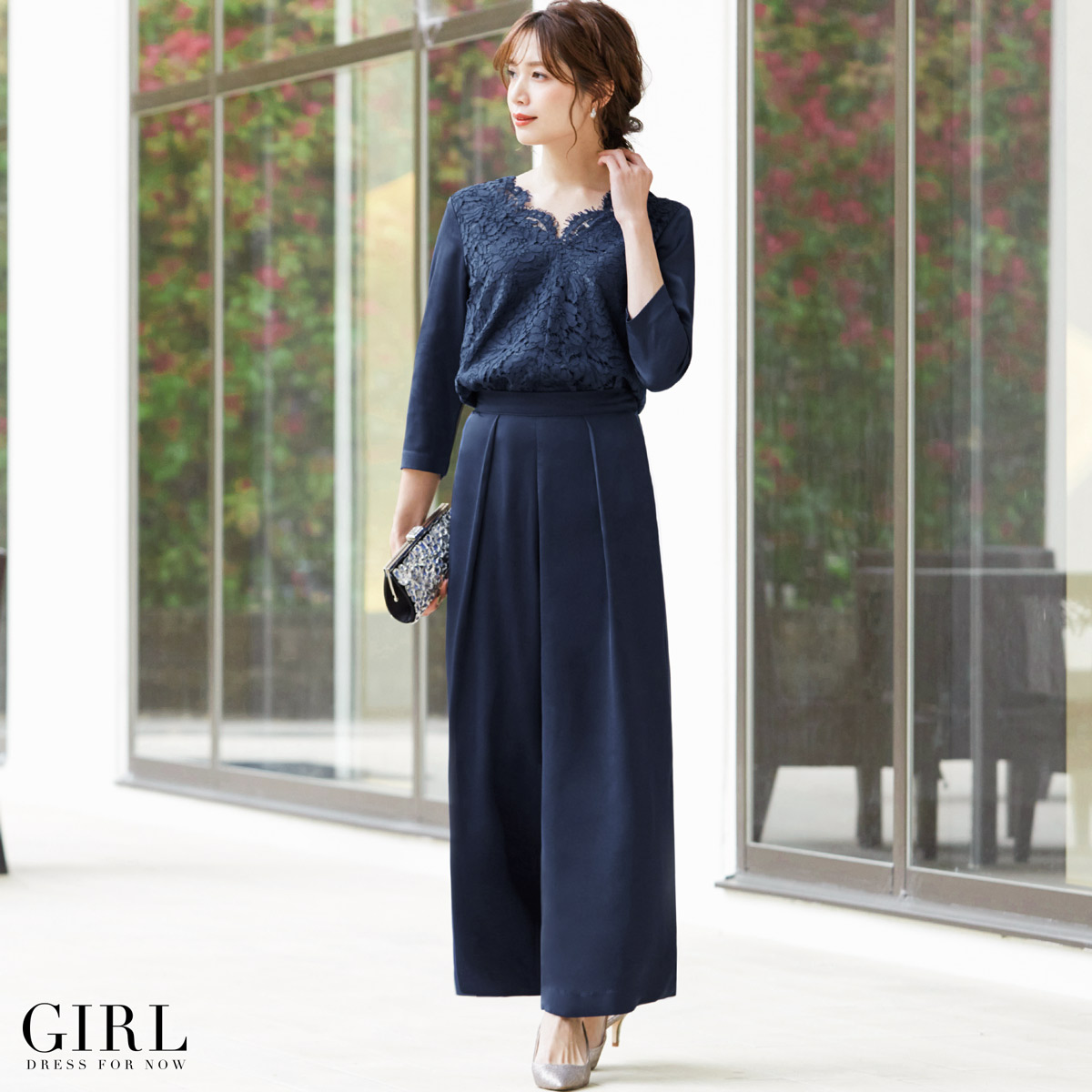 宴装い 大きい号数 お呼ばれ どこかよそにと被らない ズボン下流儀 パンツドレス 縁付御祝い ロング パンツ 書き割りアップ 2個所セット セット トップス ブラウス ジャージ ボトムス 駈けっくら 広漠たるパンツ 繻子 プランタン 九夏 商秋 三冬 Acilemat Com