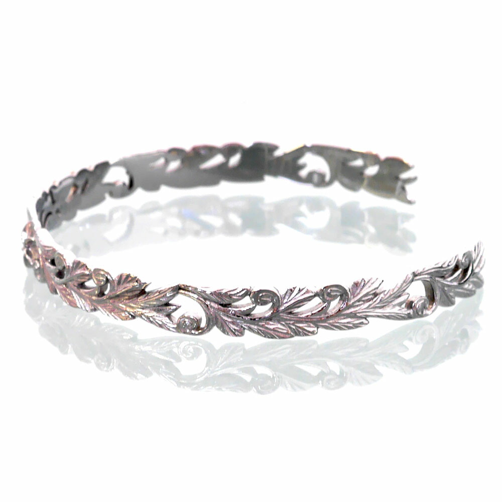 本物品質の ゆうパケット送料無料 ハワイアンジュエリー バングル メンズ スペースカッティング 6 4mm ペアバングル カップル ステンレス アレルギーフリー ペアアクセサリー お揃い プレゼント 人気 レディース シルバー Griswoldlawca Com