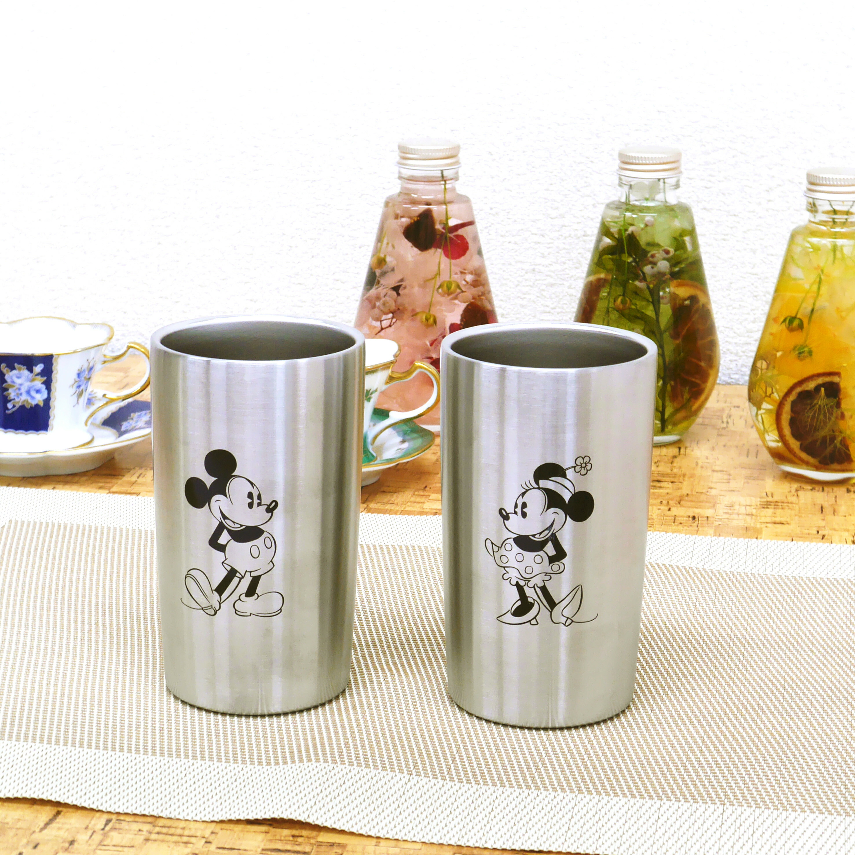 楽天市場 結婚祝い ディズニー ギフトセット 真空ステンレスタンブラー 300ml ペア 贈り物 オシャレ 食器セット プレゼント ミッキー ミニー 保温 保冷 グラス 名前入り 冷却タンブラー おしゃれ ディズニー好き キッチン 贈り物 プレゼント ギフト 結婚祝い Giselle