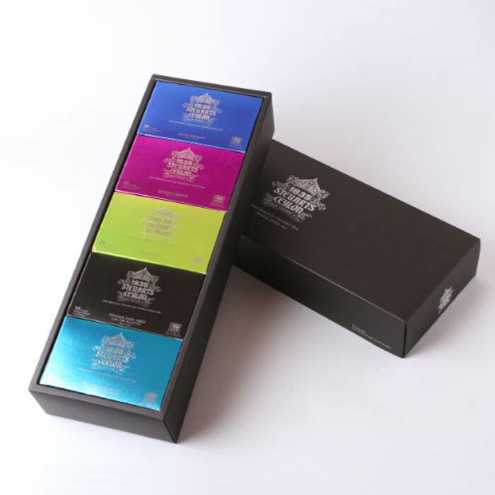 楽天市場】紅茶 ティーバッグ ギフト 高級 ティー ギフトボックス 黒箱