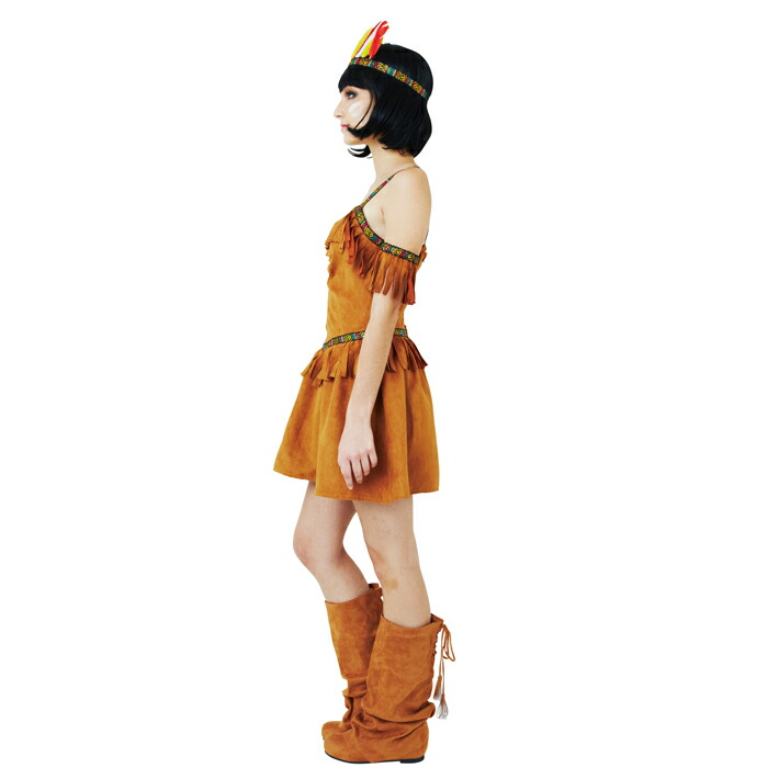 zakka green: Halloween fancy dress costume adult women's Indian girl