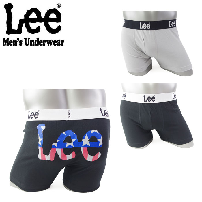 楽天市場 メール便 リー Lee ボクサーパンツ メンズ パンツ おしゃれ 下着 メンズ下着 バックロゴ 全2色 M L Ll Ad4051b102 男性 アンダーウェア 誕生日 ギフト プレゼント Zakka Green