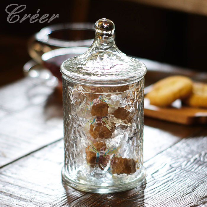 ◆388◆アンティーク　ヴィンテージ　キャニスター　ガラスワイヤーベールジャー アウトレット ストアホビー・楽器・アート - ◇388◇アンティーク