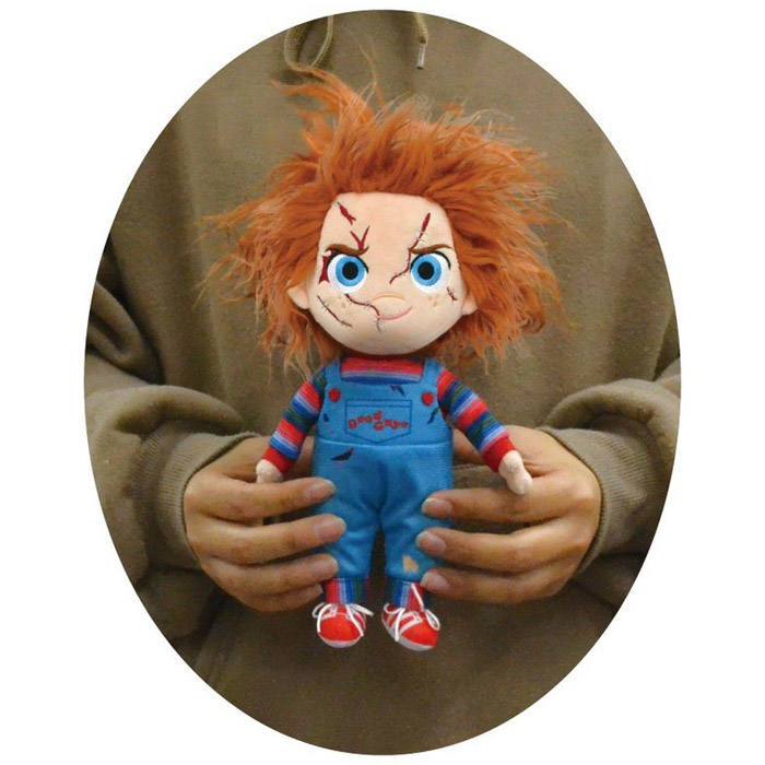 楽天市場 チャッキー 人形 ぬいぐるみ Chucky かわいい 高さ25cm 106 チャイルドプレイ キャラクター 男の子 女の子 ホラー映画 子供 キッズ ギフト プレゼント 誕生日 お祝い ふわふわ 送料無料 Zakka Green