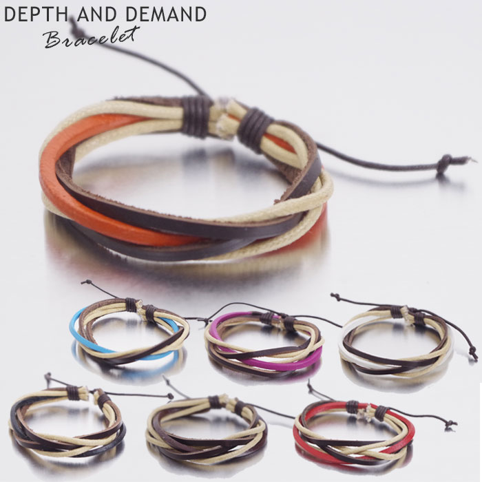 楽天市場 レザーブレスレット メンズ 革 D D Depth And Demand ブレスレット メンズ レディース 全7色 T171 おしゃれ アクセサリー ペア お揃い ブランド ギフト プレゼント 誕生日 お祝い メール便 Zakka Green