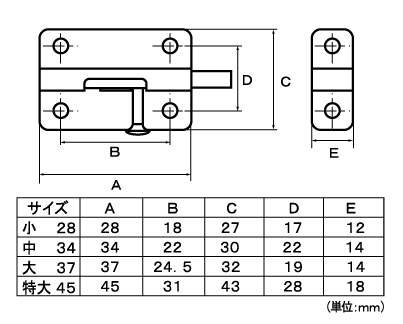 楽天市場 簡単な戸締り 箱やケースの蓋の開閉に塗ラッチ 特大 ギブアップ