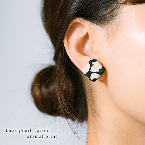 楽天市場】大ぶり フープ ピアス カジュアル ダルメシアン イヤリング