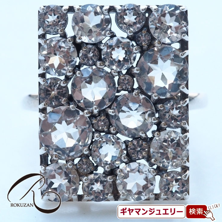 【碌山】SV ホワイトトパーズ リング【碌山ジュエリー 碌山アクセサリー 碌山 ガーネット 碌山 リング 碌山 ネックレス 碌山 ブローチ 碌山 ペンダント 碌山 イヤリング 碌山 ピアス】｜Giyaman Jewellery