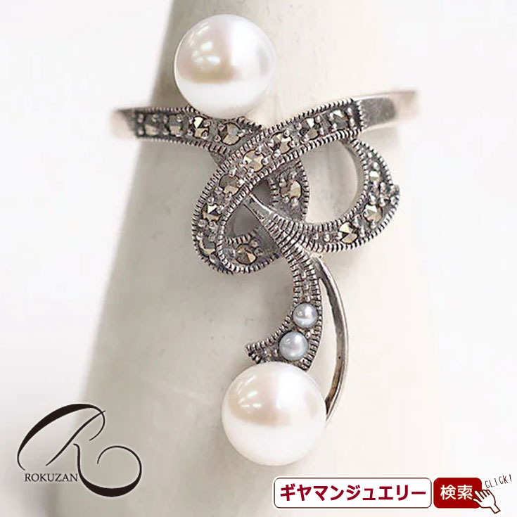 【碌山】SV パール フォルテ リング【碌山ジュエリー 碌山アクセサリー 碌山 ガーネット 碌山 リング 碌山 ネックレス 碌山 ブローチ 碌山 ペンダント 碌山 イヤリング 碌山 ピアス】｜Giyaman Jewellery
