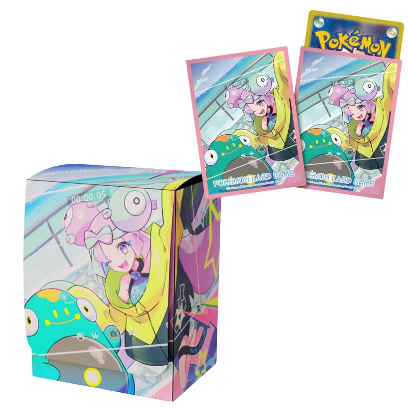 アセロラ　デッキシールド　デッキケース　セット　ポケセン限定 リーリエ アセロラ デッキシールド デッキケース セット