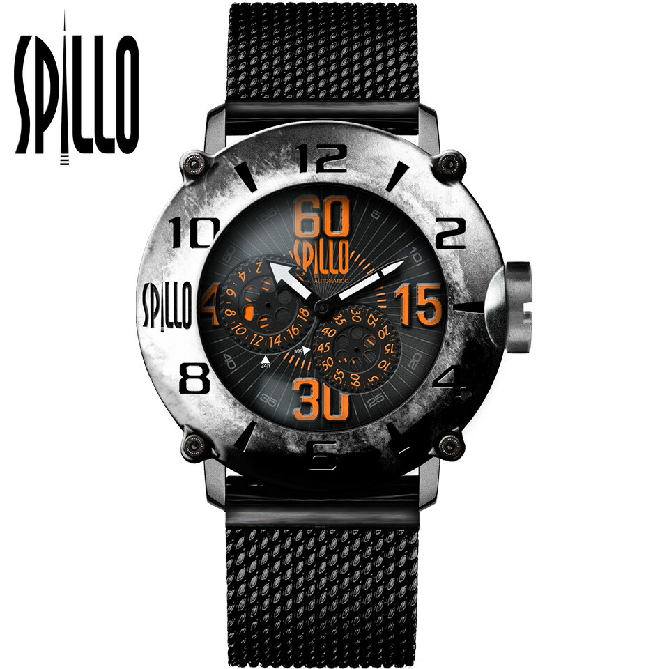 【最大限度2000円引き換え証】 SPILLO（スピーロ）OUTLAW OL1000V6S-MK スチール写真 オレンジ色総目録 自動小銃一巻き イタリア共和国時辰儀