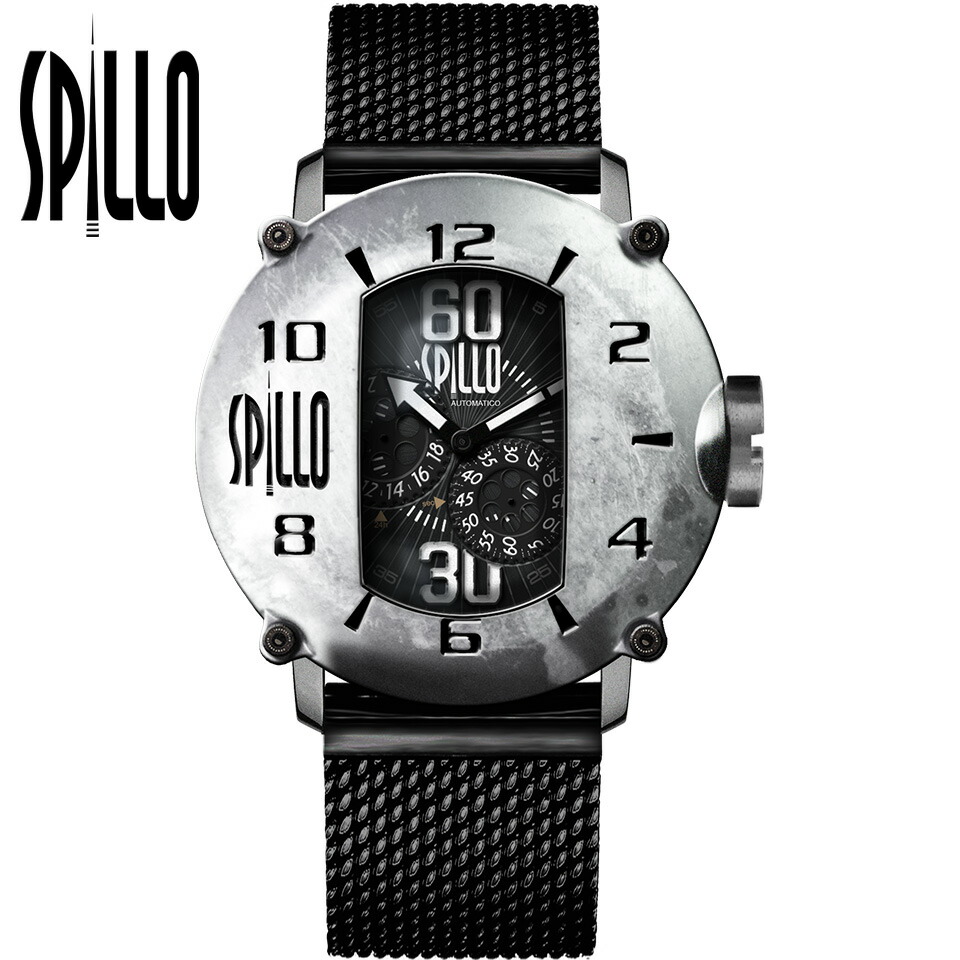 【最大限度2000円引き換え証】 SPILLO（スピーロ）SPEED DEMON SD917KS-MK スチール写真 白いこと総目録 イタリア共和国 メンズ機械類式ウォッチ