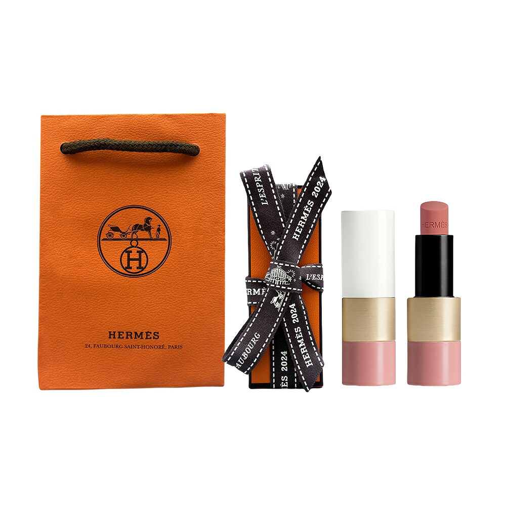 ラッピング済み リボン付き Hermes ローズ エルメス ローズ ア レーヴル ４９ ローズ・タン ショッパー付き 母の日 ギフトセット プレゼント 誕生日｜コスメ＆ビューティー店