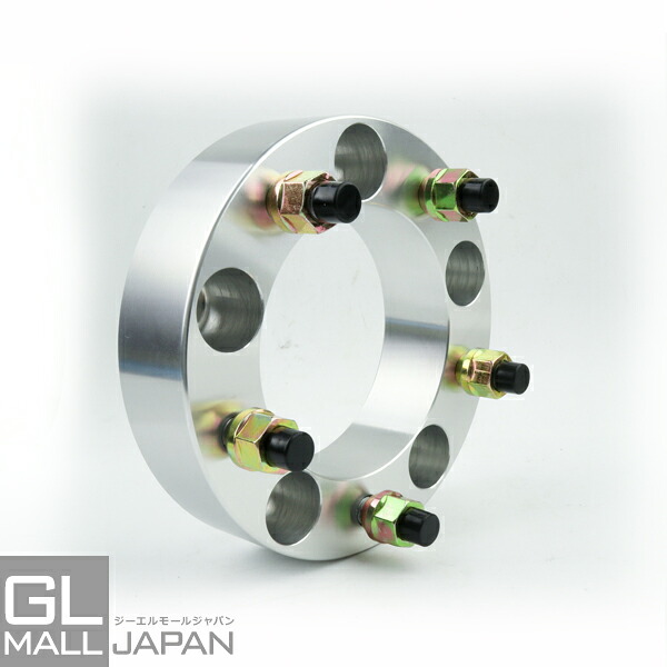 【お買い物マラソン 全品P5倍】鍛造ワイドトレッドスペーサー2枚組 5H-139.7-P1.25-40mm 内径108.1mm 銀 / 高品質 陽極酸化皮膜処理 【my precious】