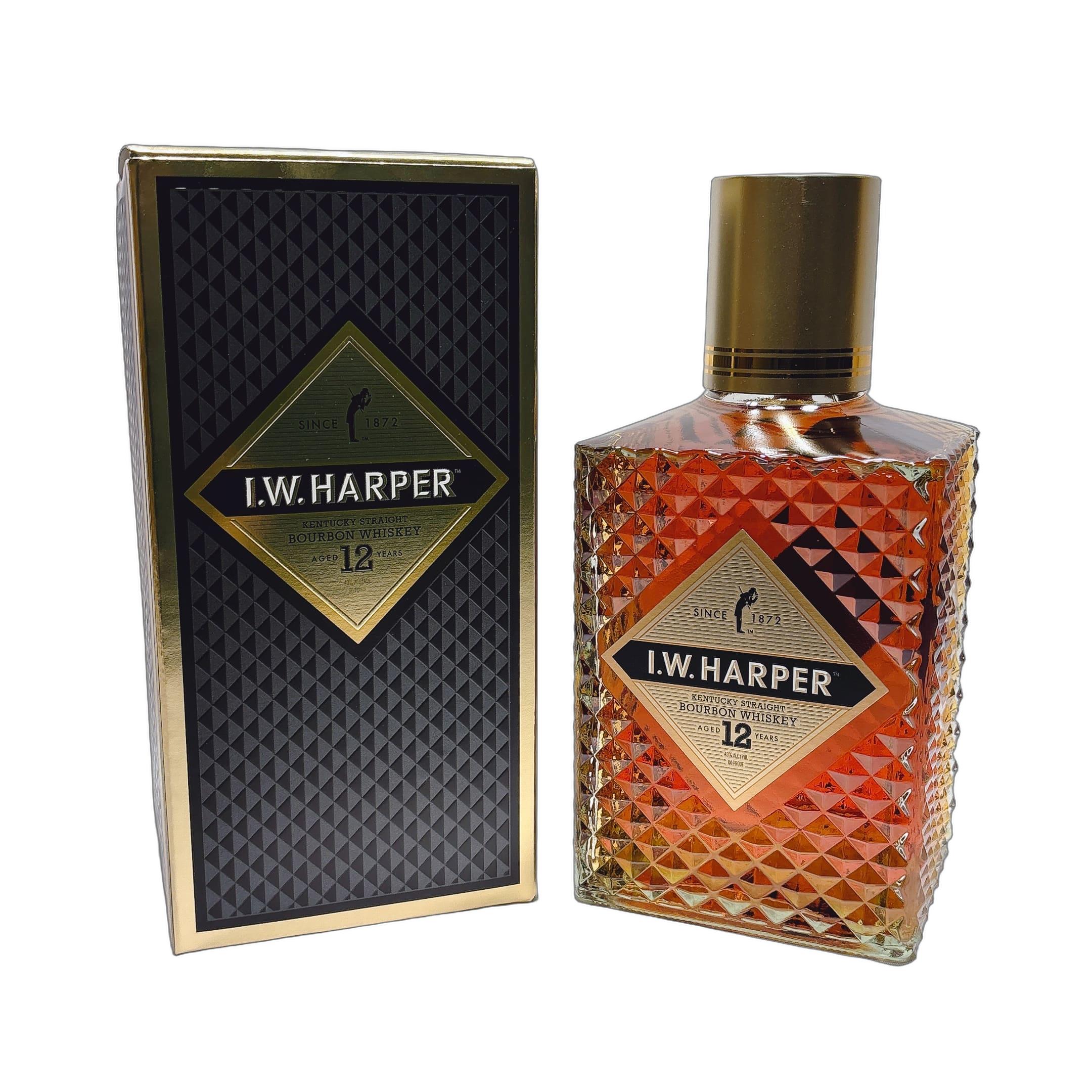 ＩＷハーパー 12年 43度 正規 木箱/グラス付　43度 750ml 希少 楽天市場】【送料無料】IWハーパー 12年 43度 正規 木箱