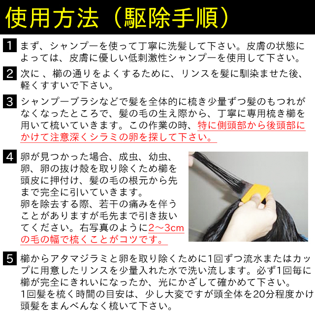 楽天ランキング1位】 シラミ コーム くし アタマジラミ LiceMeister
