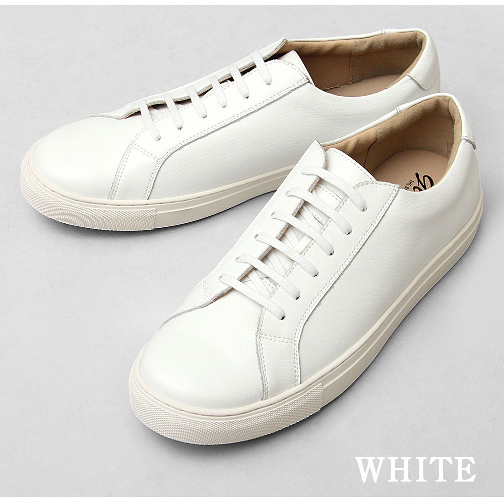 在庫有 Glabella グラベラ スプリットレザー レーススニーカー 牛床革 ローテク コートスニーカー 白スニーカー 国内配送 Standupmaths Com