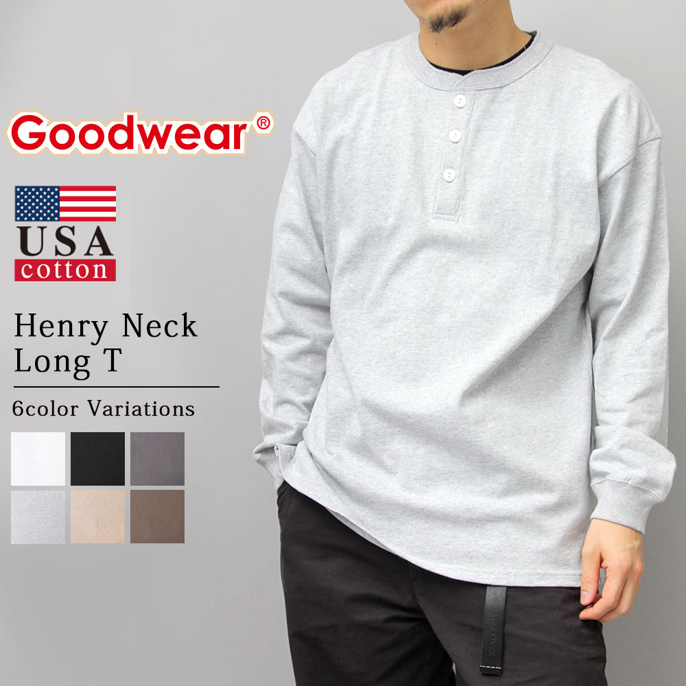 楽天市場】【送料無料】Goodwear 長袖 tシャツ グッドウェア ロンt 厚手 男女兼用 USA コットン ポケット付き 袖リブ ロングスリーブ  Tシャツ 長袖 7オンス シンプル メンズ レディース オーバーサイズ tシャツ 無地 : A.M.S.