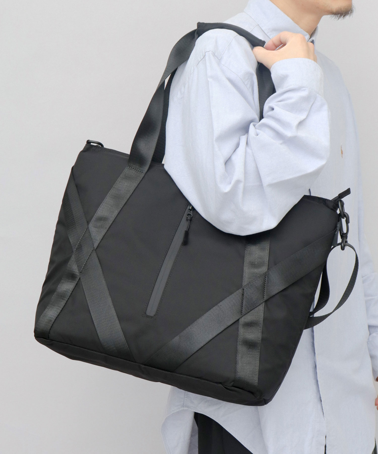 NoiR ノアール トートバッグ メンズ レディース ビジネスバッグ ショルダーバッグ 2WAY 大容量 A4 B4 PC収納 収納力抜群 ビジネストート ショルダー付 多機能 タウンユース｜A.M.S.