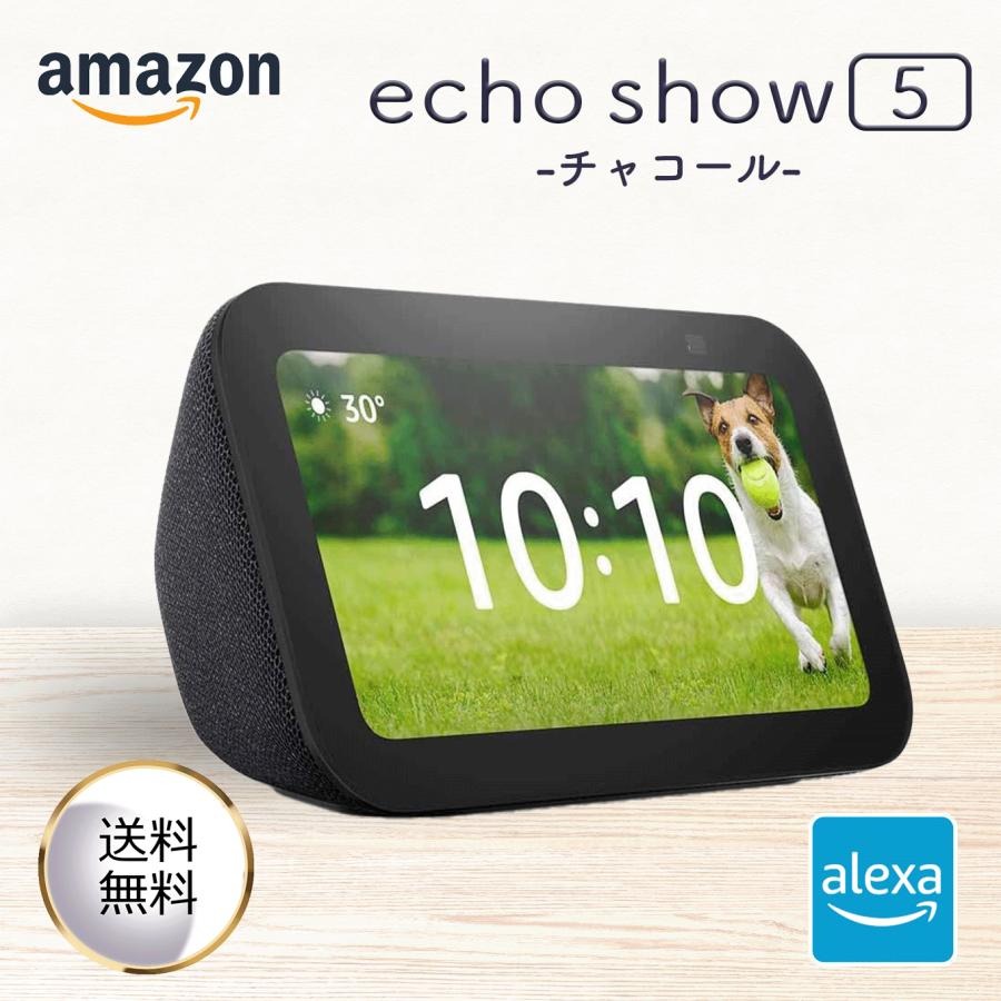 Echo Show 5 山びこ演芸会5 濃灰色 第3時人 かっこ良い見せびらかす with Alexa 写真機付き添い人