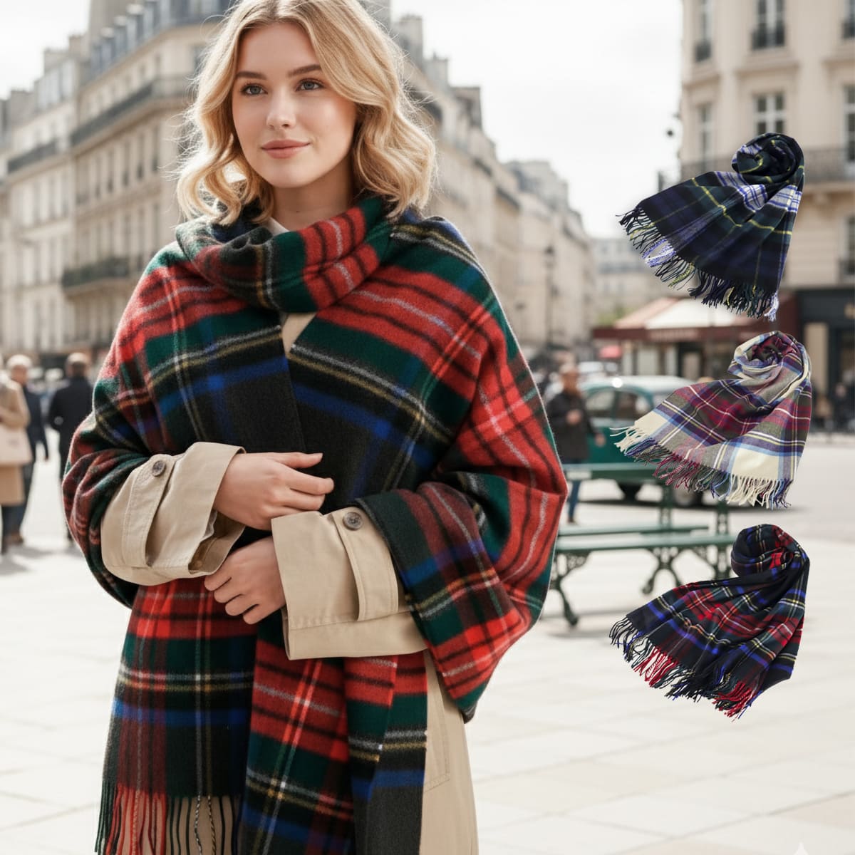 ATON ビッグストール ビックストール(マフラー・ストール・スカーフ)｜CAST:(キャスト