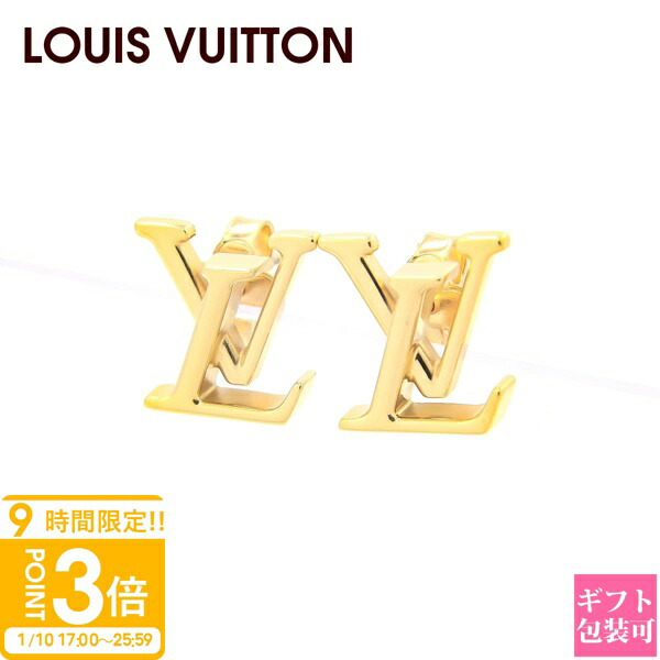 【美品】ルイヴィトン　ピアス　エセンシャルV M63208 ゴールド　片耳 ピアス・エセンシャル V S00｜ルイ・ヴィトン 公式サイト - M63208