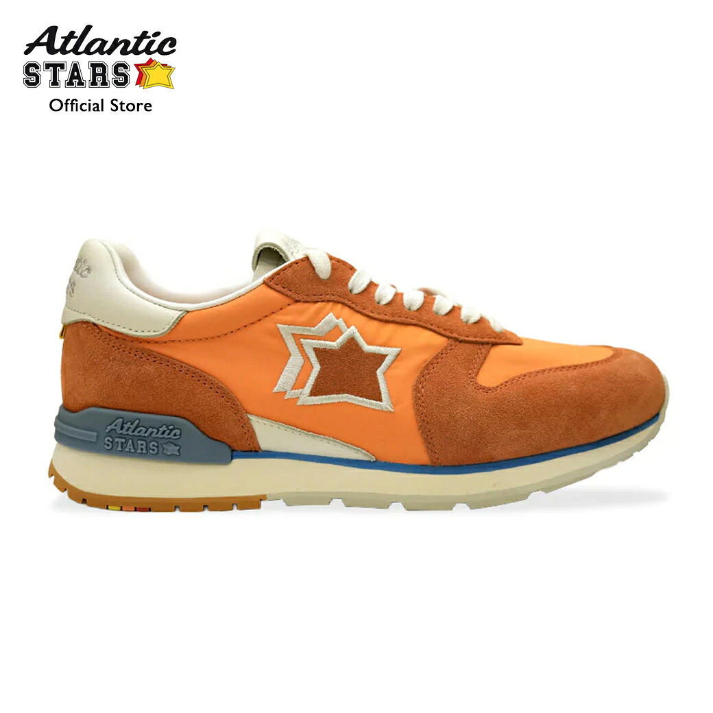 百貨店大売り出し押さえる10%OFF【定め事品】2026年春夏新作 アトランティックスターズ Atlantic STARS COLORADO コロラド スニーカー メンズ 厚底 オレンジ色 置き目撥ねのける 靴 シューズ 心地よい COLO5010-0805