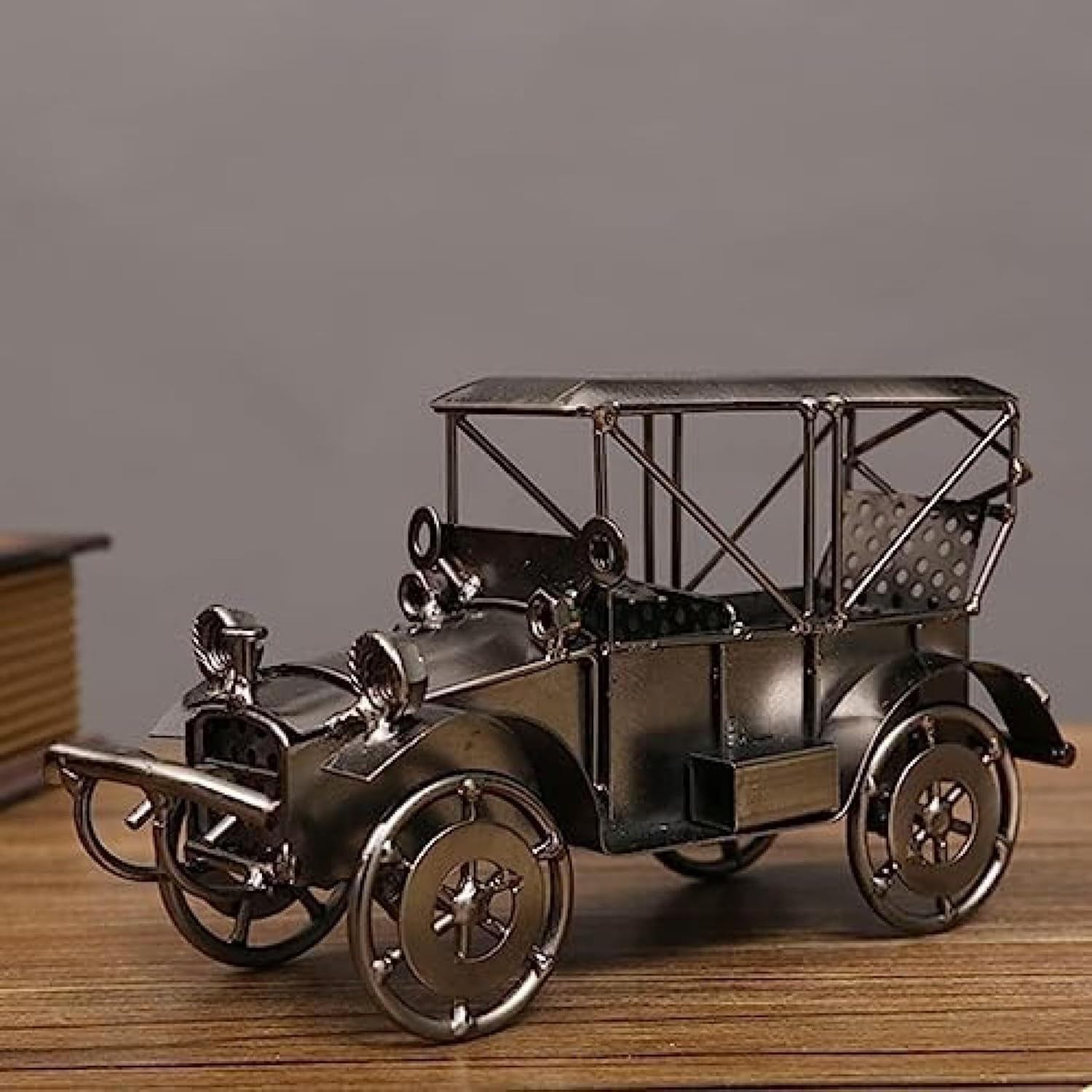 車モデル クラシックカー モデル 小さい 置物 アンティーク 古い車 模型 レトロ 置物 ディスプレイ 工芸品 インテリア オブジェ ホーム プレゼント プレゼント 置物クラフト 誕生日 還暦 オフィ