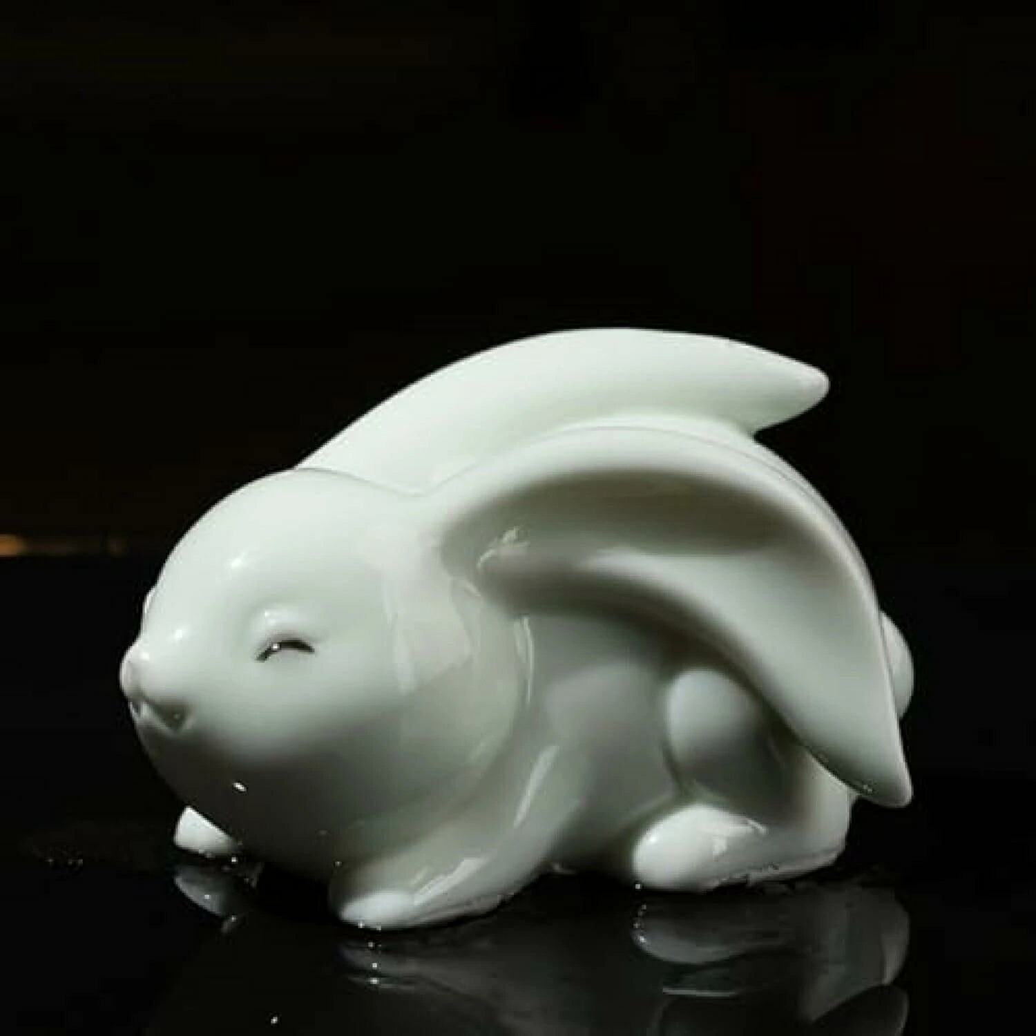 ミニ 兎 置物 オブジェ 動物 おしゃれ かわいい 茶寵 茶道 道具 インテリア 磁器製 パーティーグッズ おしゃれ 可愛い グッズ インテリア 小さい 誕生日プレゼント ネコ 動物 ミニ タイプ1｜グラムガジェットガール