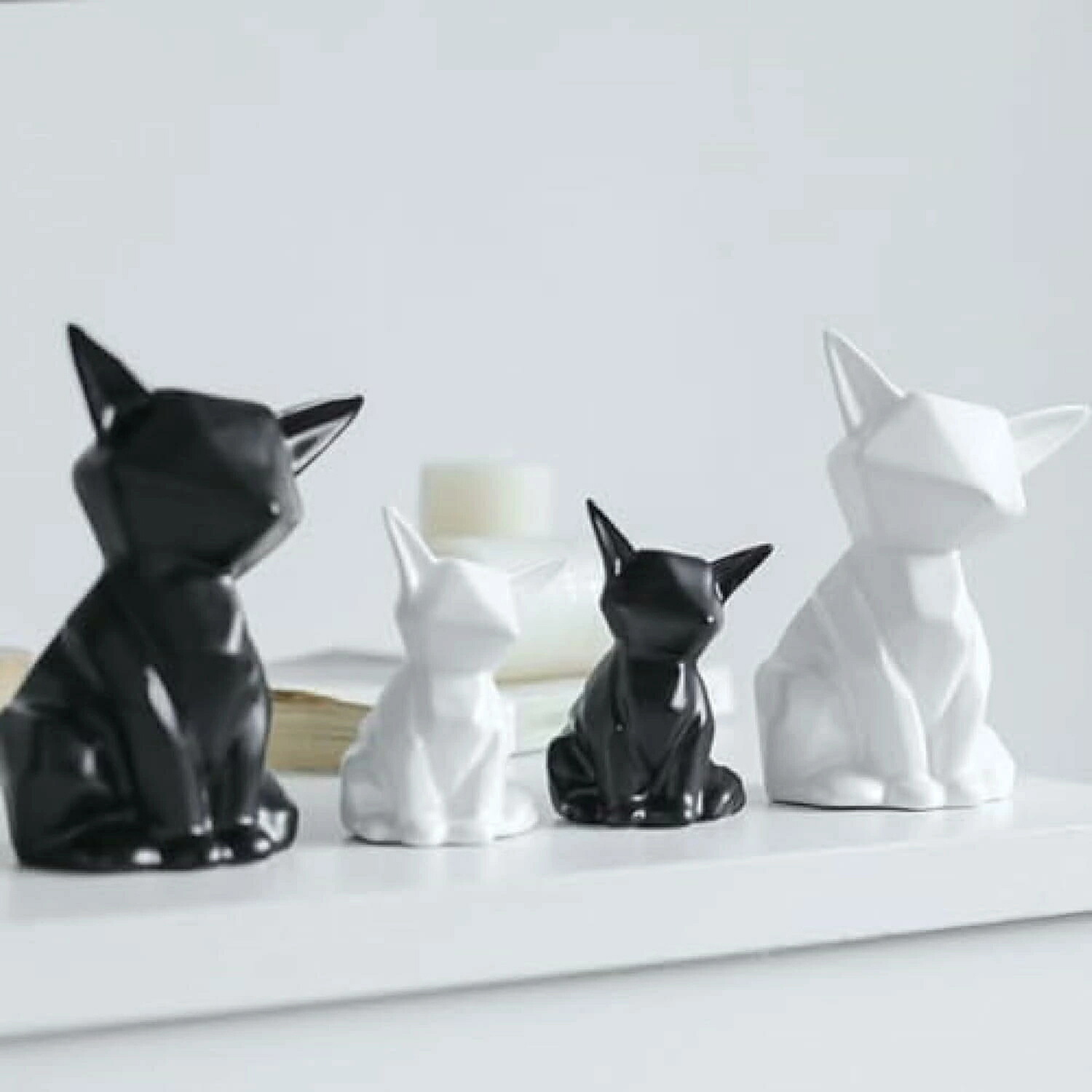 置物 猫 キャット 子猫 小物 陶器 オシャレ シンプル アンティーク 韓国インテリア