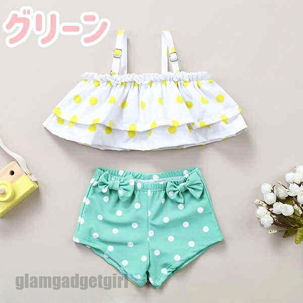 新生活応援 水着 女の子 キッズ 子ども お買い得2点セット ジュニア 夏 海水浴 練習用 水遊び 水着 キッズ水着 ガールズ 女児 おしゃれ キッズみずぎ kids 幼稚園 可愛い おしゃれ 水玉 プレゼント