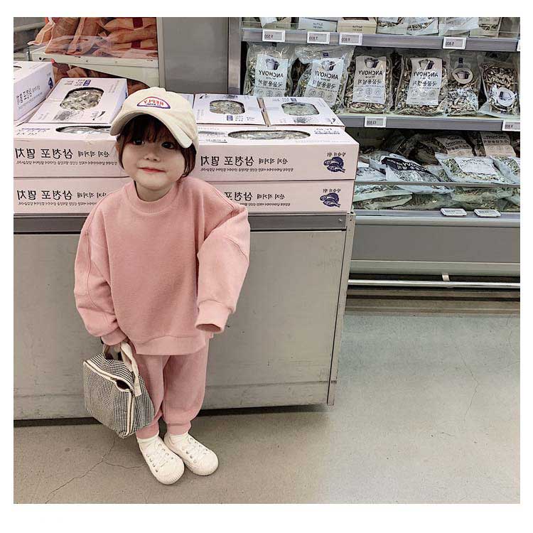 部屋着 セットアップ 80 男の子 キッズ 子供服 セット 2点 上下 長袖 スウェット トレーナー ルームウェア 女の子 ロングパンツ 子ども ジュニア 送料無料 おしゃれ 子供服 カジュアル 春 秋 かわいい 90 100 110 120 韓国風