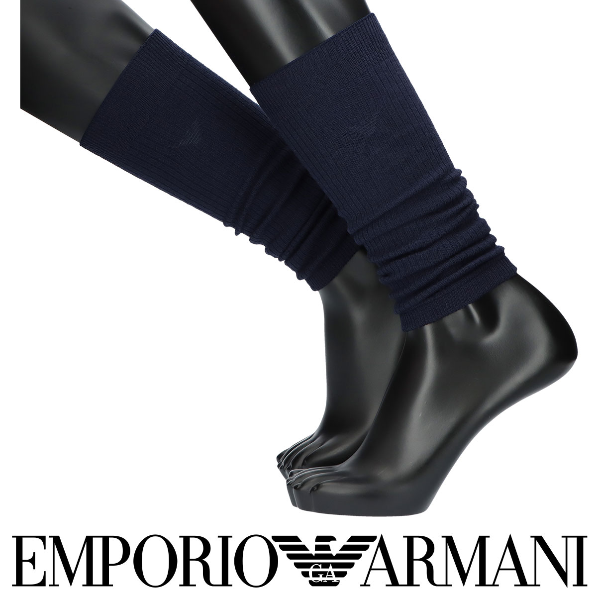 手数料安い EMPORIO ARMANI エンポリオ アルマーニ 日本製 毛混 ハイゲージ レッグウォーマー ソックス 靴下 メンズ 男性 プレゼント  贈答 ギフト 公式ショップ 正規ライセンス商品 02345839 cmdb.md