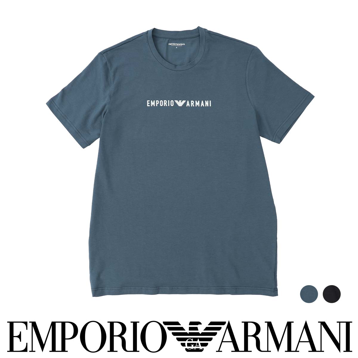 EMPORIO ARMANI エン急性灰白髄炎 アルマーニ TEXTURED LOGOBAND テクスチャード ロゴタイプダンス楽隊 半袖 ティーシャツ EU大きさ メンズ 成人男性 差し上げ物 無料ラッピング 差し上げ物 54060557 堅苦しさ販売店 定め事使用許可商いもの