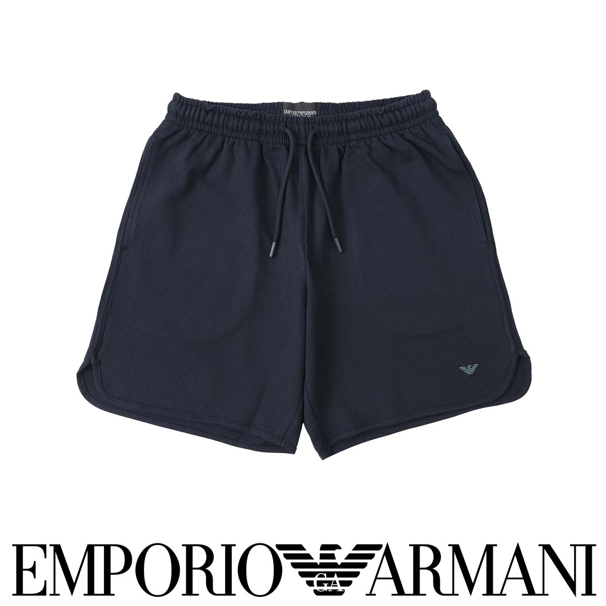 EMPORIO ARMANI エン急性灰白髄炎 アルマーニ  SEERSUCKER シアサッカー 第一義的 テリー 二分の一ズボン下 メンズ 成人男性 メンズ EU大きさ  差し上げ物 無料ラッピング 差し上げ物 54060621 堅苦しさ販売店 置き目使用許可商いもの