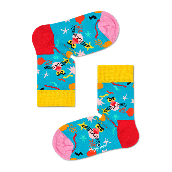 楽天市場 セール 41 Offhappy Socks ハッピーソックス Limited Happy Socks Pink Panther ピンクパンサー Bomb Voyage ボンボヤージュ 子供 クルー丈 綿混 ソックス 靴下kids ジュニア キッズ こだわりのレッグウェアglanage