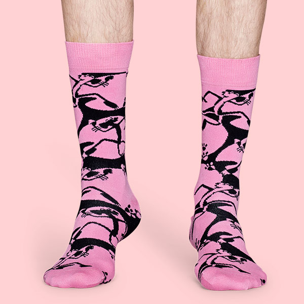 楽天市場 Happy Socks ハッピーソックス Limited Happy Socks Pink Panther ピンクパンサー Pink A Boo ピンク ア ブー クルー丈 綿混 ソックス 靴下ユニセックス メンズ プレゼント 贈答 ギフト こだわりのレッグウェアglanage