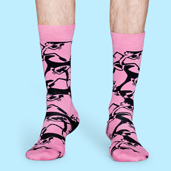 楽天市場 送料無料 Happy Socks ハッピーソックス Limited Happy Socks Pink Panther ピンクパンサー Gift Box 6足組 ギフトセット クルー丈 ソックス 靴下ユニセックス レディース プレゼント 贈答 ギフト こだわりのレッグウェアglanage