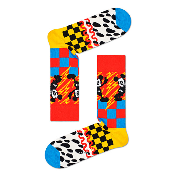 セール 44 Off ハッピーソックス Happy Socks Disney ディズニー Mickey Time ミッキータイム クルー