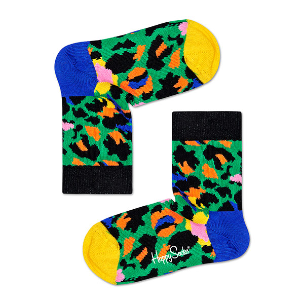 楽天市場 セール 50 Offhappy Socks ハッピーソックスleopard レオパード 子供 クルー丈 綿混 ソックス 靴下kids ジュニア キッズ ナイガイ 公式ショップ 楽天市場店