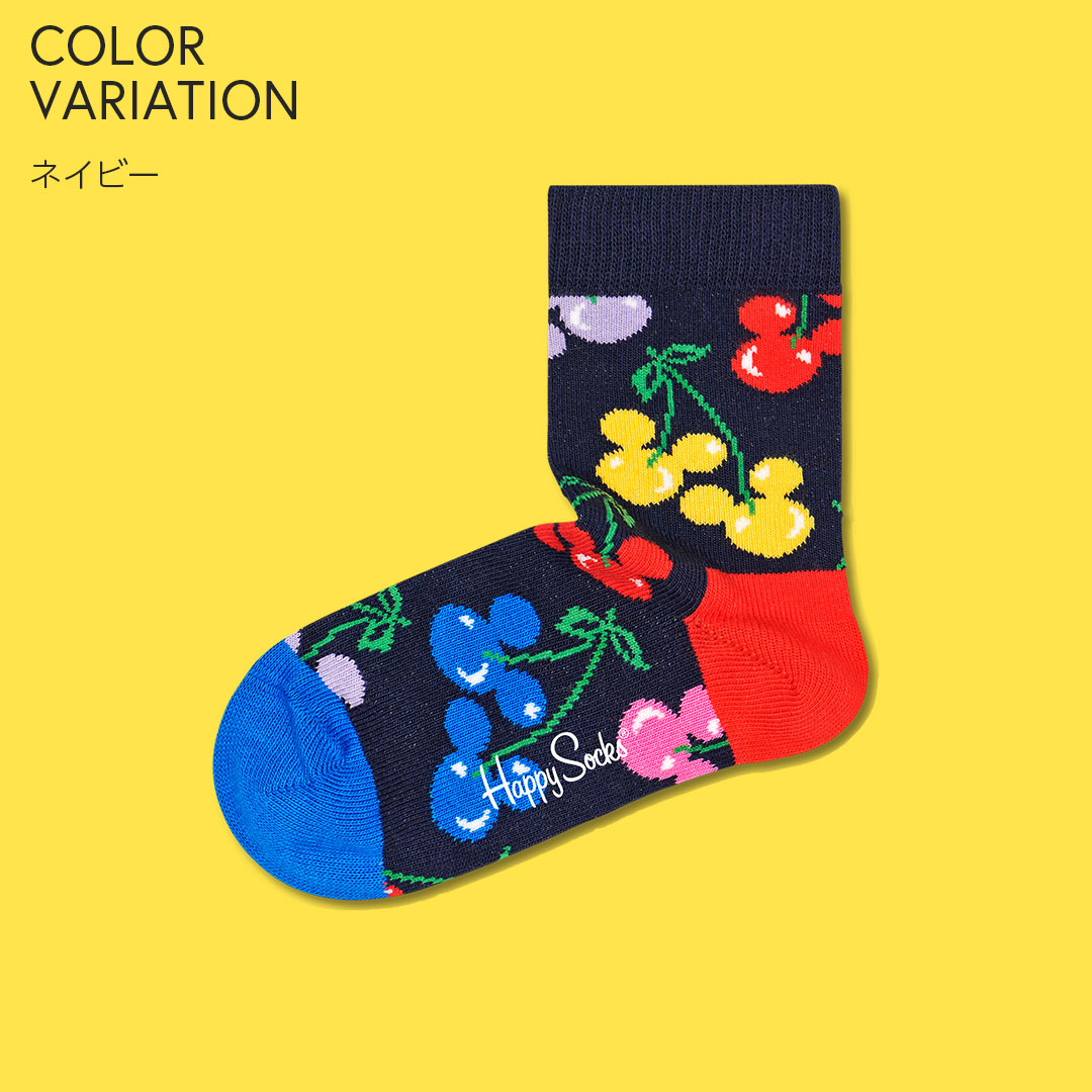 最安挑戦 Happy Socks ハッピーソックス Disney ディズニー Very Cherry Mickey ベリー チェリー ミッキー 子供 クルー丈 ソックス 靴下 Kids ジュニア キッズ プレゼント 贈答 ギフト Cartec Com Ec