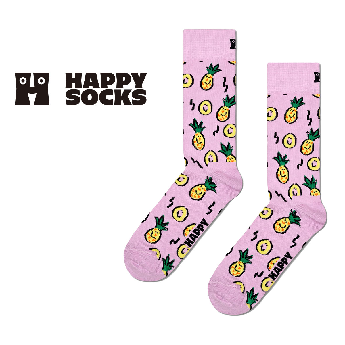 【楽天市場】Happy Socks ハッピーソックス Banana ( バナナ ) ライトグレー クルー丈 ソックス 靴下 ユニセックス メンズ ＆  レディース プレゼント 無料ラッピング ギフト 10240052 : ナイガイ 公式ショップ 楽天市場店