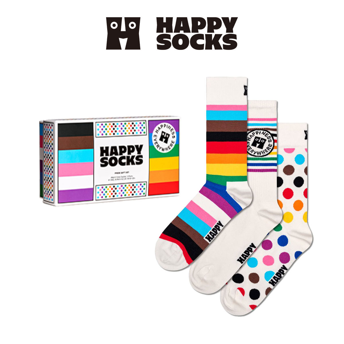 ハッピーソックス　4足セット 楽天市場】【福袋】ハッピーソックス HAPPY SOCKS 4足セット