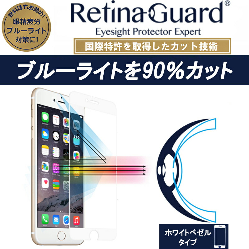 楽天市場】【ブラックベゼルタイプ】RetinaGuard iPhone 6Plus/6sPlus