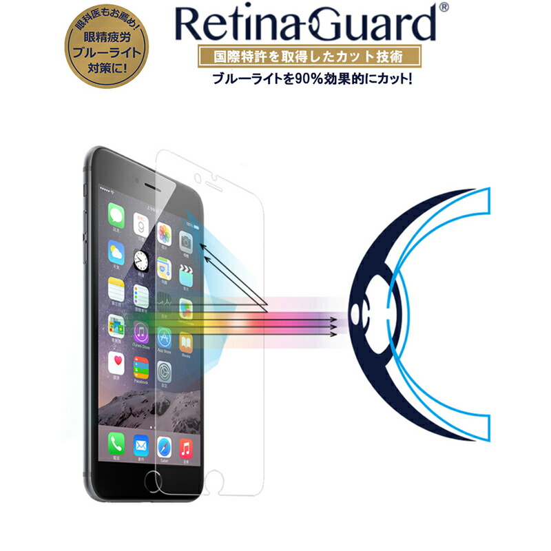 楽天市場】【ブラックベゼルタイプ】RetinaGuard iPhone 6Plus/6sPlus