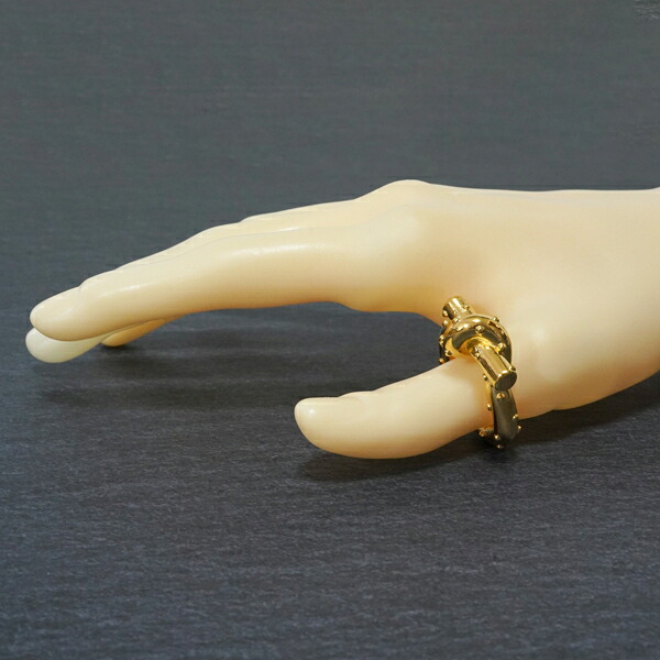 ACNE STUDIOS アクネストゥディオズ ノットリング C50267 Gold 指輪